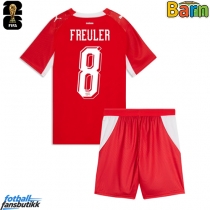 Sveits Remo Freuler #8 Hjemmedraktsett Barn VM 2026 Kortermet (+ Korte bukser)